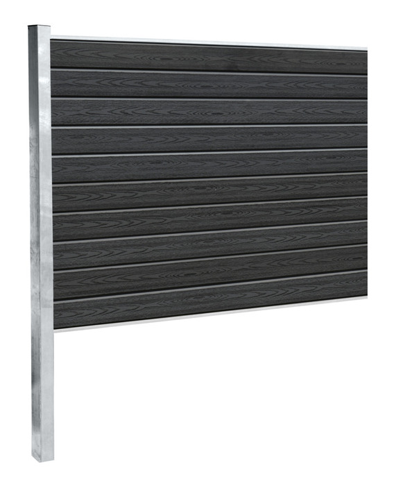 Kirkedal galvaniseret hegn tilkøbssæt 140 x 180 cm